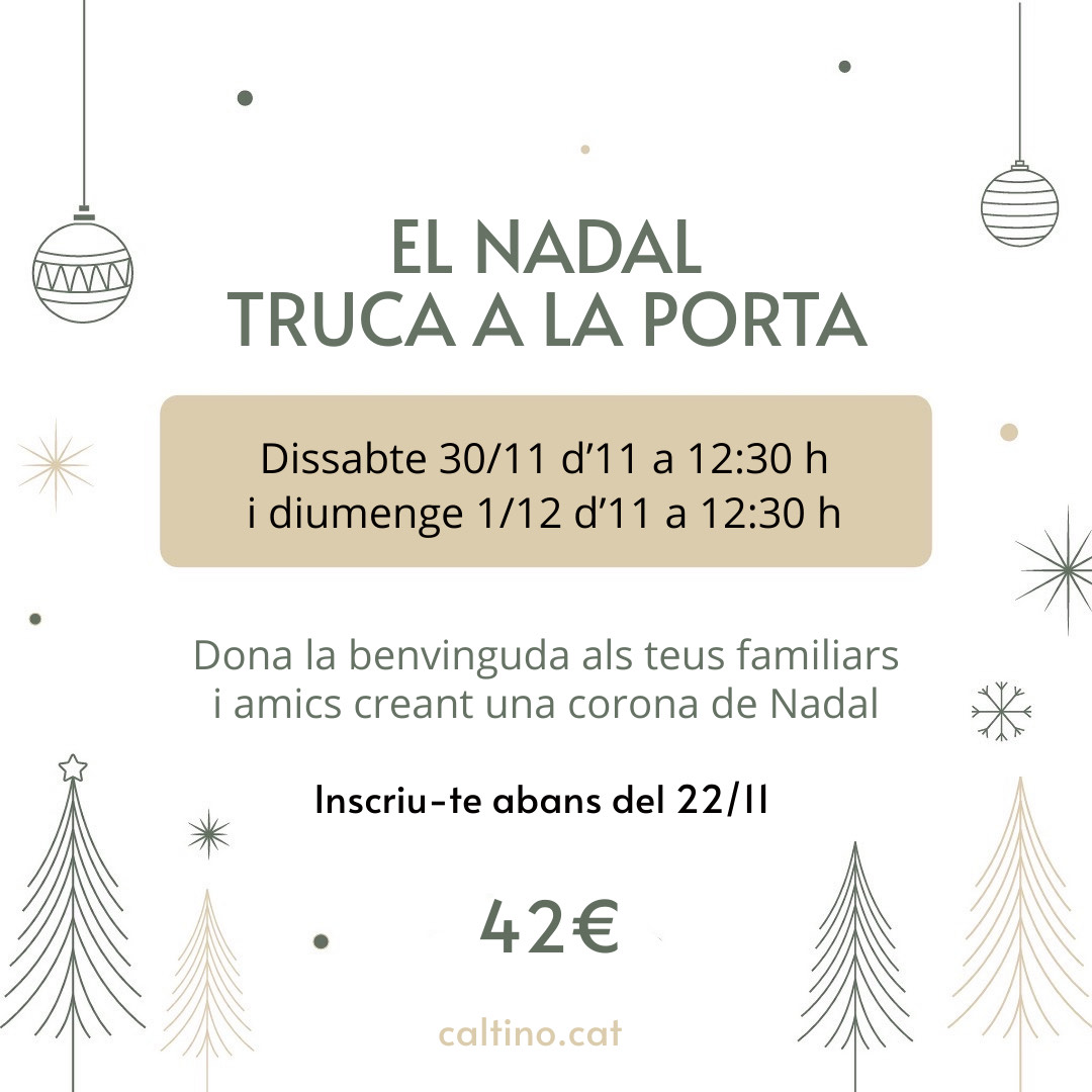 Taller Navidad Cal Tino Garden