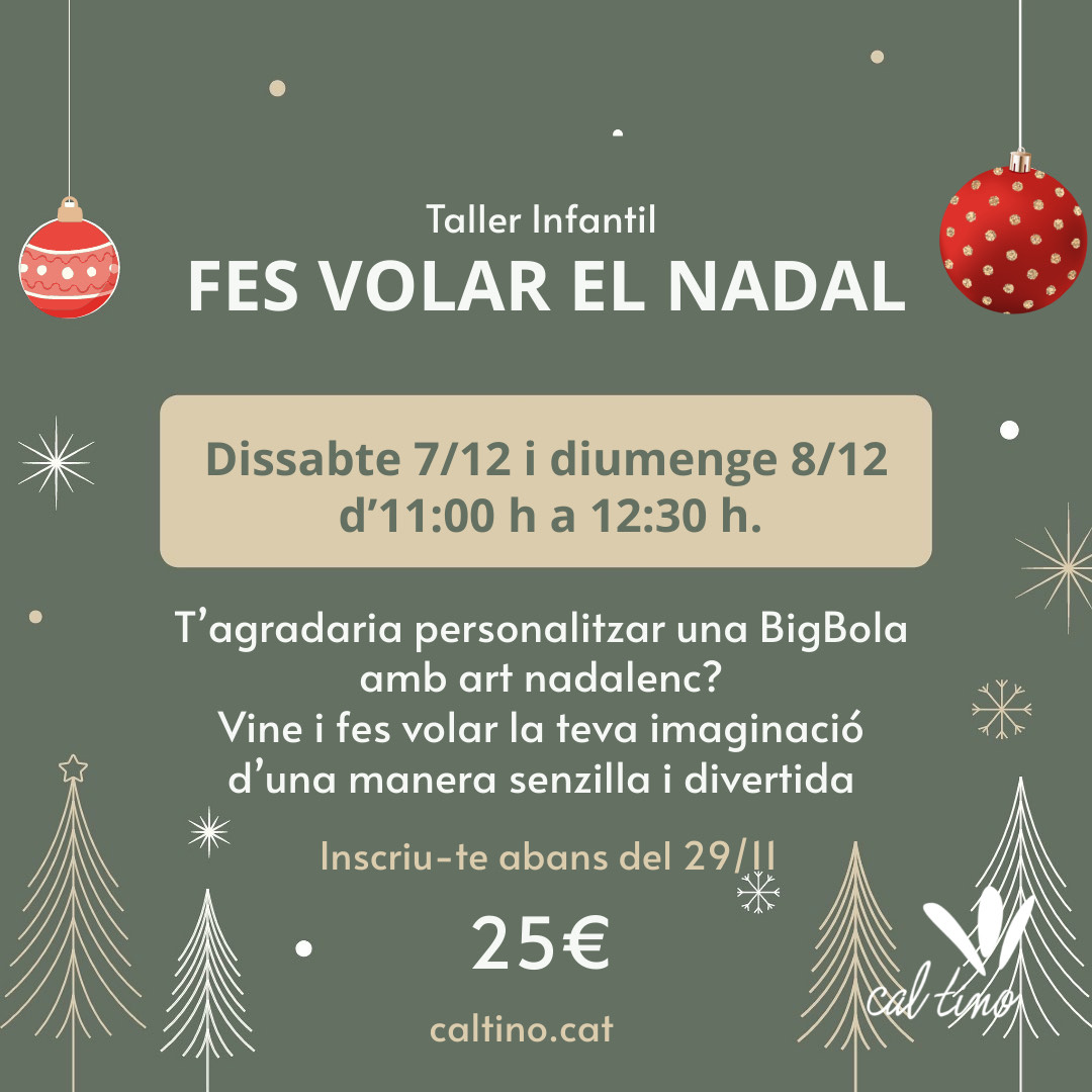 Taller Navidad Cal Tino Garden