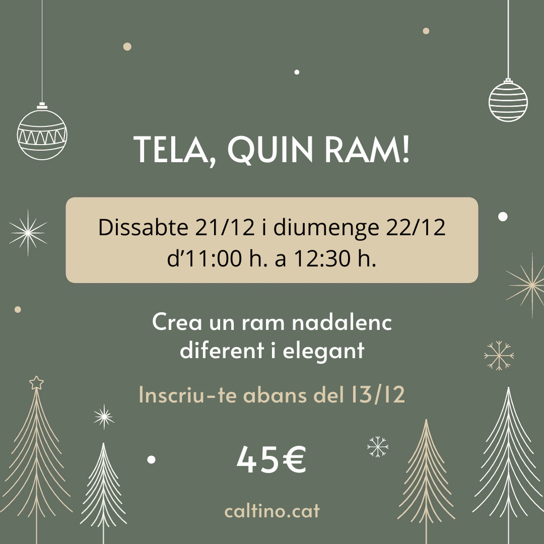 Taller Navidad Cal Tino Garden