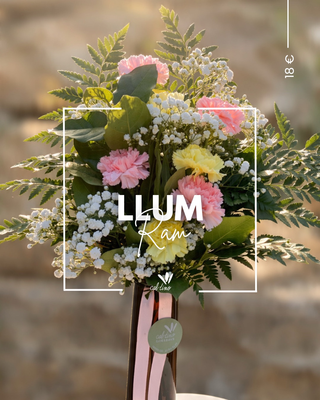 Ram Llum amb flors roses, grogues i blanques · Cal Tino, Tots Sants 2026